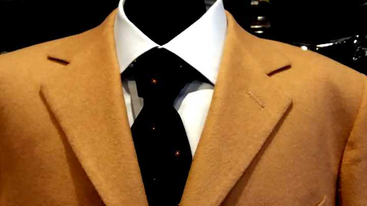 giacca cammello camicia e cravatta - moda uomo