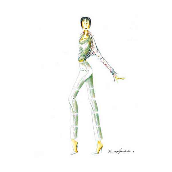 Elins Fashion - tailoring clothes designer - project drawing 1