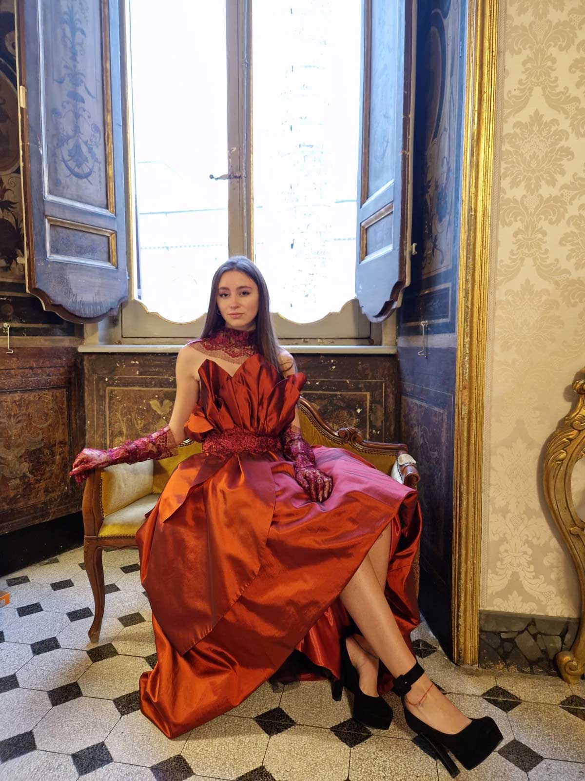 Evento Mod’Art Roma - modella abiti da cerimonia donna